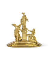 A LOUIS XVI ORMOLU GROUP DEPICTING AN ALLEGORY OF LEARNING, KNOWLEDGE AND VIGILANCE