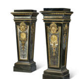 A PAIR OF NAPOLEON III ORMOLU-MOUNTED, PEWTER AND BRASS `BOULLE`-INLAID EBONY AND EBONIZED PEDESTALS - photo 6