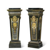 A PAIR OF NAPOLEON III ORMOLU-MOUNTED, PEWTER AND BRASS `BOULLE`-INLAID EBONY AND EBONIZED PEDESTALS - фото 8
