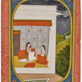 A PAINTING FROM A RASIKAPRIYA SERIES: RADHA AND HER CONFIDANT - фото 2