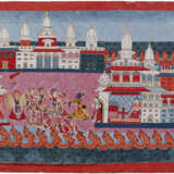 AN ILLUSTRATION FROM A BHAGAVATA PURANA SERIES: KRISHNA BATTLING THE ARMY OF BANASURA - Foto 2