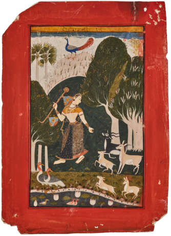 A PAINTING FROM A RAGAMALA SERIES: TODI RAGINI - фото 2