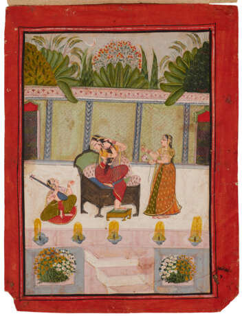 A PAINTING FROM A RAGAMALA SERIES: PANCHAM RAGINI - photo 2