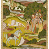 A PAINTING FROM A KUSHROW AND SHIRIN SERIES: SHIRIN MOURNS FARHAD - photo 1