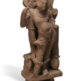 A RED SANDSTONE RELIEF OF SHIVA - фото 2