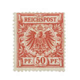 Deutsches Reich - 1889, 50 Pfg. karminrot - фото 2