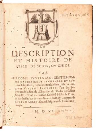 La Description et histoire de l'isle de Scios, ou Chios, 1506 [but 1606] - фото 2