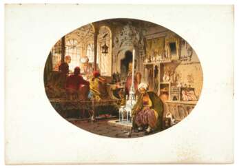 Stamboul. Souvenir d'Orient. 1872, 25 (of 28) plates mounted on card, within a portfolio