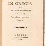 Viaggio in Grecia. London [but Rome], 1799, 2 volumes - фото 1