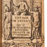 Voyage du Levant. Brussels, 1650, modern black cloth - Foto 1