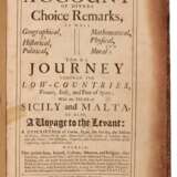 An Account of divers Choice Remarks ... a voyage to the Levant, London, 1701, modern boards - photo 1