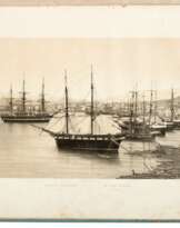 Athènes Moderne. Paris, 1861, original printed blue boards, signed by the author