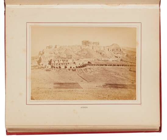 Tagebuch auf Reisen (Sicilien, Athen, Constantinopel), London, 1881, 4to, red cloth - Foto 2