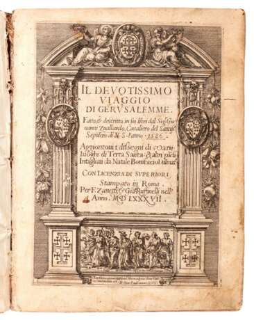 Il devotissimo viaggio di Gerusalemme. Rome, 1587 - фото 1