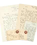Thomas Edward Lawrence. Three autograph letters signed, to B.E. Leeson