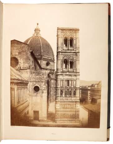 Two albums of photographs of Italy. Florence, 1867, fine, early photographs of Italy - photo 3