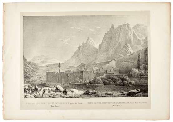 Voyage de l'Arabie Pétrée, Paris, 1830, first edition, unbound sheets in box - photo 2