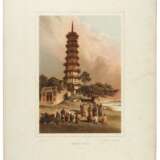 Graphic scenes of the Japan expedition, 1856, fine hand-coloured lithographs - Foto 3