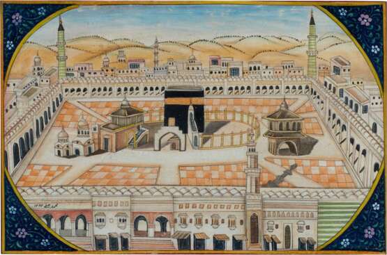 Two panoramic views of Mecca, late nineteenth-century - фото 1