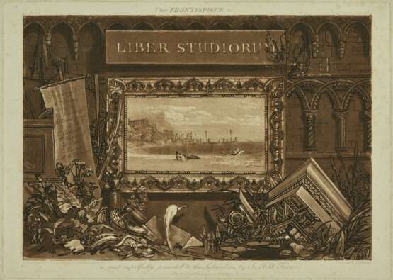 Liber studiorum, 1812, 3 volumes, nineteenth century morocco fitted boxes - photo 1