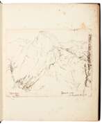 Joseph Dalton Hooker. Album of sketches and photographs, 1870s to early 1900s, contemporary green half roan