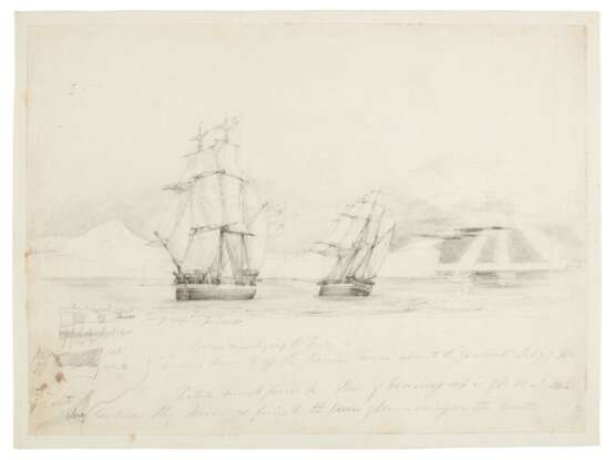 Ross Expedition—Joseph Dalton Hooker and others | A portfolio of sketches chiefly relating to Captain James Clark Ross's scientific exploration of the Antarctic in 1839 to 1843 - Foto 6