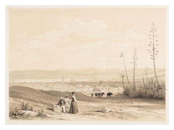 Ross Expedition—Cape Town | Four Views Drawn from nature by T.W. Bowler, with Ansicht von der Kapstadt, presented to W.J. Hooker - Foto 1