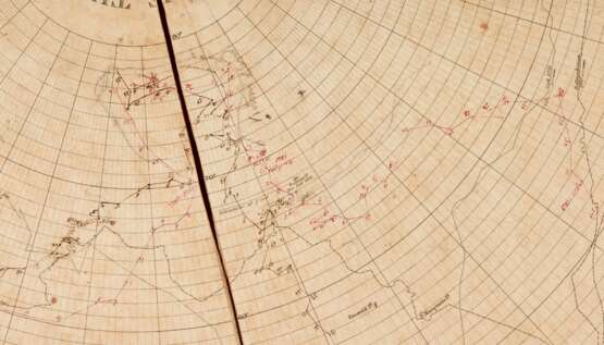 Ross Expedition—British Admiralty | Chart of the South Polar Sea with Captain Davis's annotations - photo 2