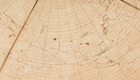 Ross Expedition—British Admiralty | Chart of the South Polar Sea with Captain Davis's annotations - photo 3