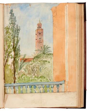 Album of drawings and photographs, with Journal of a Tour in Marocco, 1878, first edition - photo 2