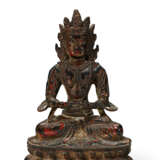 A BRONZE FIGURE OF AMITAYUS - photo 1