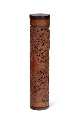 A BAMBOO RETICULATED PARFUMIER WITH 'FIGURAL’ SCENE - photo 3