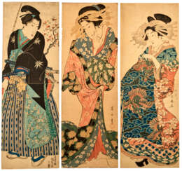 KATSUKAWA SHUNSEN (1762-1830), KIKUGAWA EIZAN (1787-1867) AND UTAGAWA KUNISADA (1786-1864)
