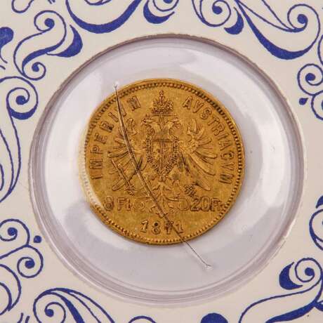Ungarn - 8 Forint 1871/K.B., - Foto 3