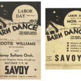 Savoy Ballroom: Concert handbills and other ephemera - фото 2