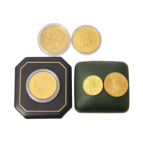 Gold - 5 Goldmünzen, - Foto 1