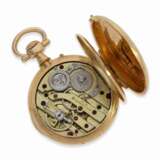 Taschenuhr: Miniatur Louis XV- Gold/Emaille-Damenuhr, Vacheron & Cie. No.132706, ca.1890 - фото 3