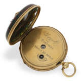 Taschenuhr: Prächtige goldene Miniatur-Lepine mit Jaspisgehäuse und Chatelaine, Urgele a Toulouse, ca.1840 - photo 7