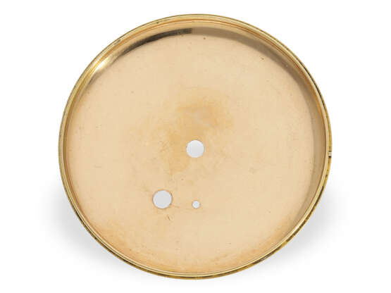 Extrem rare Gold/Emaille-Taschenuhr für den osmanischen Markt mit Viertelstunden-Repetition nach Breguet, ca.1820 - Foto 6
