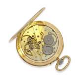 Taschenuhr: exquisites Beobachtungschronometer "Montre de Torpilleur” in 18K Gelbgold/Platin, L. Leroy Paris No.5372/62092, ca.1895, mit Originalbox - фото 3