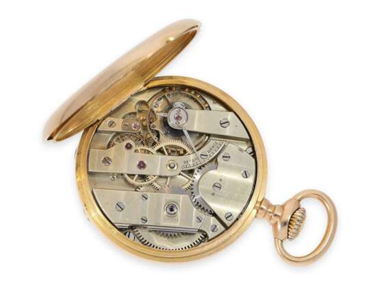 Taschenuhr: elegante Herrentaschenuhr von Patek Philippe mit Originalbox, Ankerchronometer, geliefert an den Chronometermacher Rodanet in Paris, ca. 1885 - Foto 3