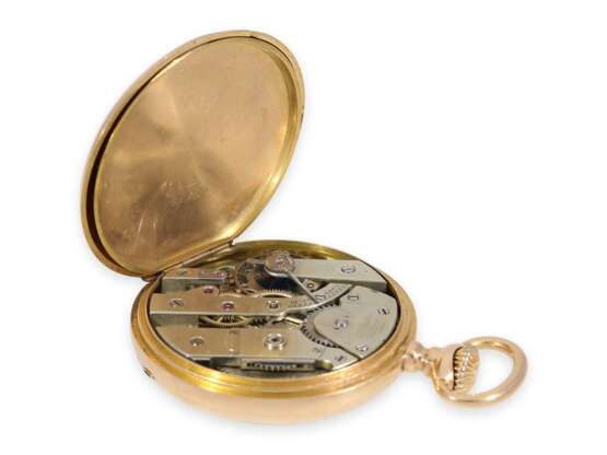 Taschenuhr: elegante Herrentaschenuhr von Patek Philippe mit Originalbox, Ankerchronometer, geliefert an den Chronometermacher Rodanet in Paris, ca. 1885 - photo 4