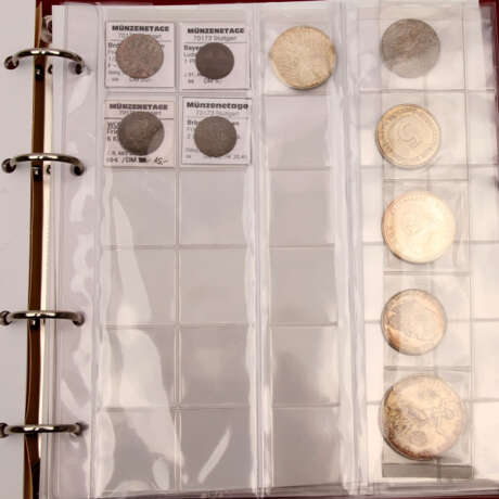 Interessante Zusammenstellung meist älterer Münzen, - Foto 3