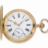 Taschenuhr: hochwertiges, schweres Schweizer Wippen-Chronometer, um 1900 - фото 1