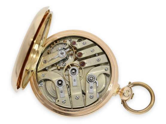 Taschenuhr: beeindruckendes, schweres Schweizer Chronometer, um 1870, Chronometerhemmung, Monard & Co. Geneve No.210886 - Foto 3