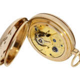 Taschenuhr: frühes englisches Taschenchronometer mit Repetition und sehr seltener Hemmung "Rubin-Duplex", No.5006, D. & W. Morice London - Foto 3