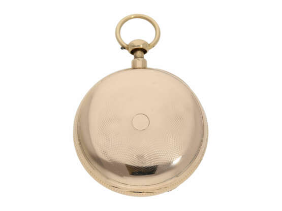 Taschenuhr: frühes englisches Taschenchronometer mit Repetition und sehr seltener Hemmung "Rubin-Duplex", No.5006, D. & W. Morice London - photo 7