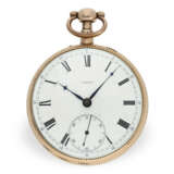 Taschenuhr: bedeutendes, schweres Taschenchronometer mit Repetition, James Bisset London No.1185, ca.1810 - Foto 1