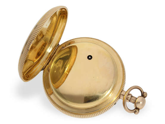 Taschenuhr: bedeutendes, schweres Taschenchronometer mit Repetition, James Bisset London No.1185, ca.1810 - фото 3