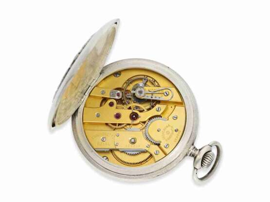 Taschenuhr: historisch interessantes Vacheron & Constantin "Chronometer Royal", Präsentuhr von Hindenburg an einen ranghohen bulgarischen Offizier, 1914 - Foto 4